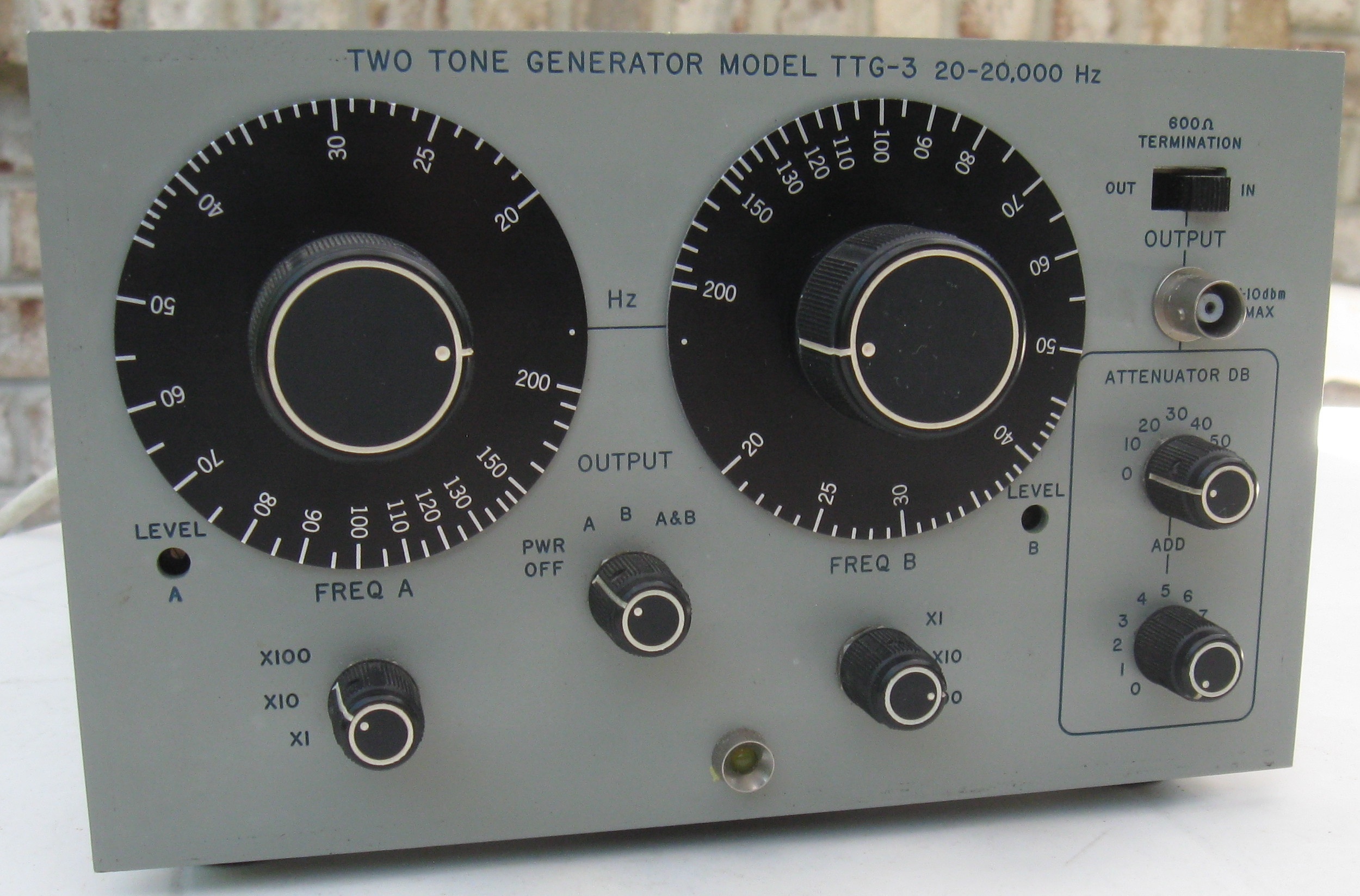 Vintage audio singer ttg 3 two tone audio generator telos alliance